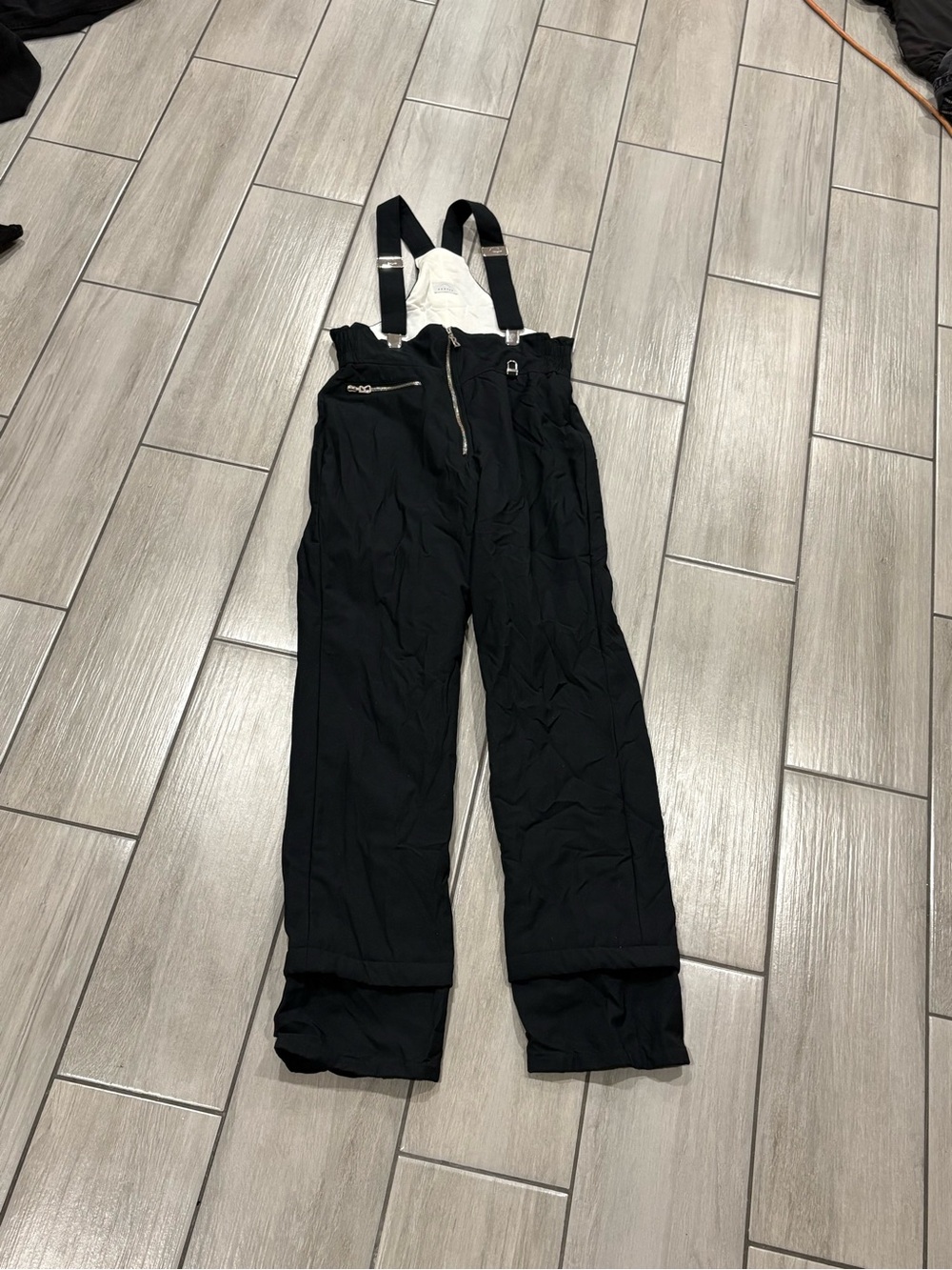 #12. BOGNER Women’s Insulated Black Bibbed Ski Pants Size 14